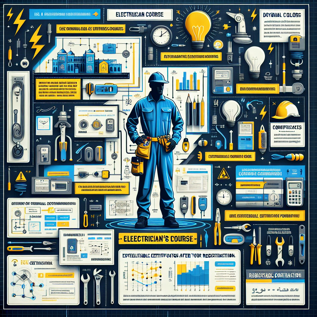 Czy kurs na elektryka obejmuje naukę instalacji elektrycznych w budynkach użyteczności publicznej?