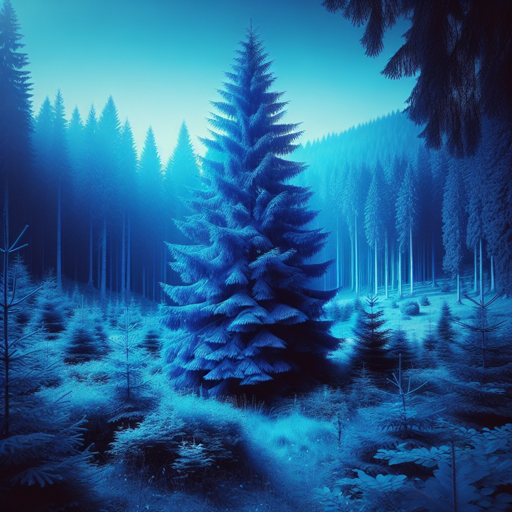 Blau Fichte