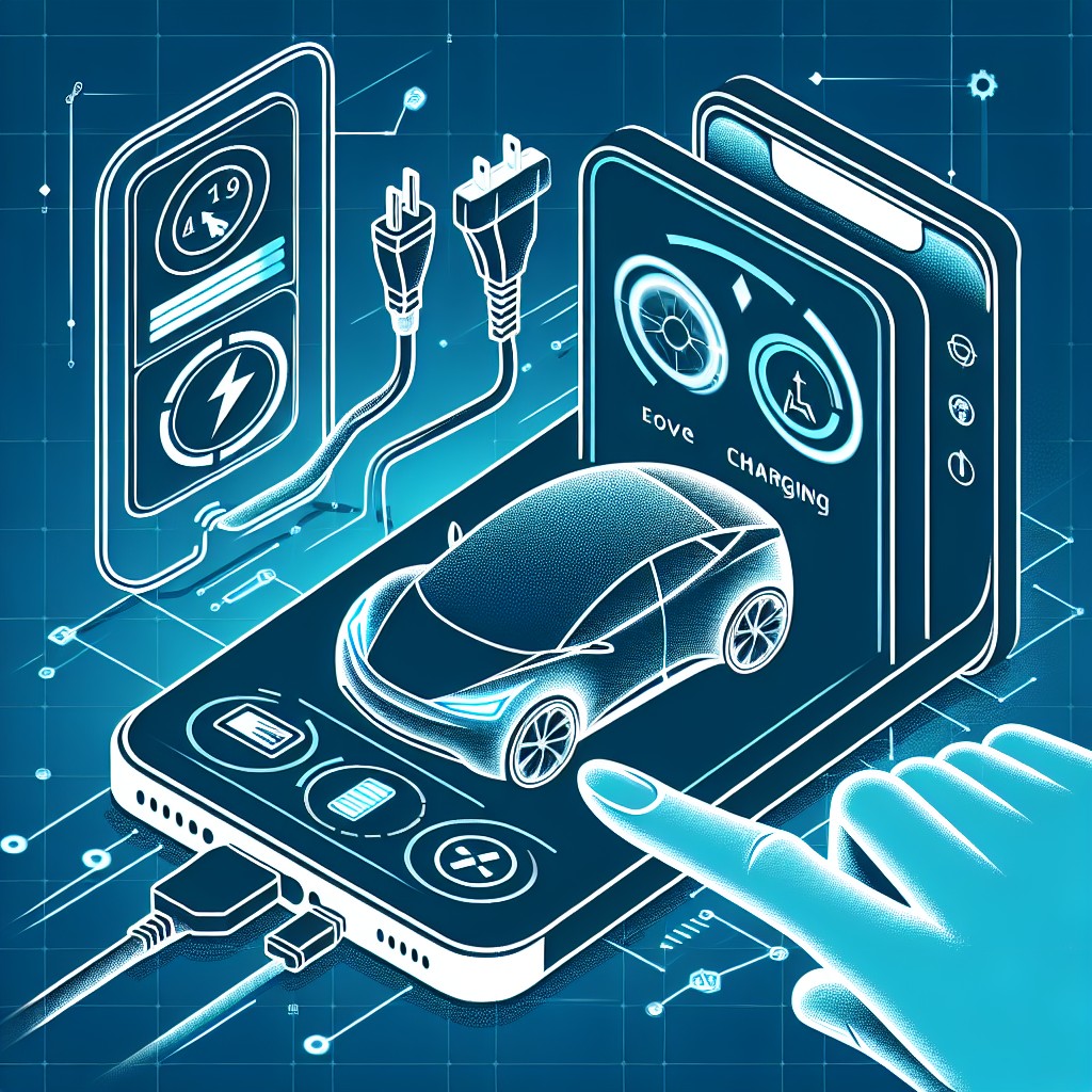 Aplikacja do ładowania samochodu