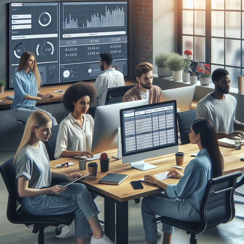 Software for tracking employee hours for large enterprises